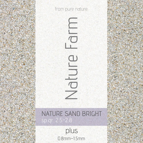 Nature Sand BRIGHT plus 2Kg / 네이쳐 샌드 브라이트 플러스 2Kg(0.8mm~1.5mm)