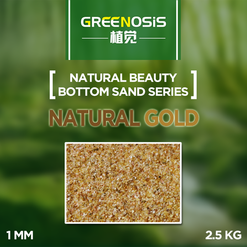 GREENOSIS NATURAL GOLD SAND 2.5kg / 그린오시스 네츄럴 골드 샌드 2.5kg / (1mm)
