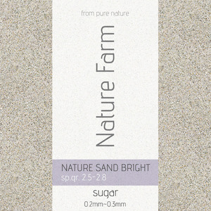 Nature Sand BRIGHT sugar 2kg / 네이쳐 샌드 브라이트 슈가 2kg(0.2mm~0.3mm)